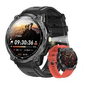 Rugged Military Smart Watch for Men with GPS, 1.43'' Fitness Tracker Watch with Bluetooth Call/Flashlight/Compass, 170+ Sports Modes Waterproof Mens Smartwatch for Android iPhone Rugged Military Smart Watch for Men with GPS, 1.43'' Fitness Tracker Watch with Bluetooth Call/Flashlight/Compass, 170+ Sports Modes Waterproof Mens Smartwatch for Android iPhone