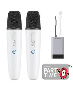 Tesla Karaoke Microphone for Tesla with Portable Case, Car Karaoke Microphone with USB A Receiver for Tesla Model Y/3/S/X, Wireless Singing Mic with 3.5mm Jack for Cars, Speakers (2 Mics+1 Case) Tesla Karaoke Microphone for Tesla with Portable Case, Car Karaoke Microphone with USB A Receiver for Tesla Model Y/3/S/X, Wireless Singing Mic with 3.5mm Jack for Cars, Speakers (2 Mics+1 Case)
