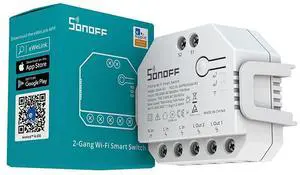WiFi Smart Curtain Switch with Power Metering TUV Certified, DUALR3 Dual Relay DIY Curtain, Blinds, Roller Shutter,Two Way Smart Switch,Compatible with Alexa&Google Home(1 Pack) WiFi Smart Curtain Switch with Power Metering TUV Certified, DUALR3 Dual Relay DIY Curtain, Blinds, Roller Shutter,Two Way Smart Switch,Compatible with Alexa&Google Home(1 Pack)