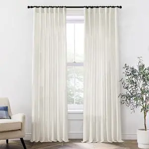 Linen Cotton Curtains for Living Room, Cream Off White Natural Fabric Light Filtering Semi Sheer Curtains 84 Inches Long, Ivory Pleated Farmhouse Curtain Drapes 84 Inch Length 2 Panels Set Dining Room Linen Cotton Curtains for Living Room, Cream Off White Natural Fabric Light Filtering Semi Sheer Curtains 84 Inches Long, Ivory Pleated Farmhouse Curtain Drapes 84 Inch Length 2 Panels Set Dining Room