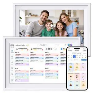 Digital Calendar 10.1 inch Smart Electronic Calendar for Family Chore Chart Cooking Plan HD Touchscreen with Digital Picture Frame Function Instantly Share Photos and Videos Digital Calendar 10.1 inch Smart Electronic Calendar for Family Chore Chart Cooking Plan HD Touchscreen with Digital Picture Frame Function Instantly Share Photos and Videos