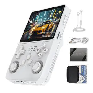 R36S Handheld Game Console 3.5-in 640*480 IPS OCA Screen 3200mAh Opensource System RK3326 Pure White R36S Handheld Game Console 3.5-in 640*480 IPS OCA Screen 3200mAh Opensource System RK3326 Pure White