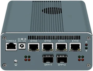 Firewall Appliance Mini PC, Intel i5-1240P Quad Core 10G*2 4xIntel I226 2.5G Ethernet VPN Soft Routing,2*USB3.2 1*TF Slot 2*SATA 1*M.2 NVMe x4 8/16/32/64GB DDR5 M.2 Nvme (NO RAM NO SSD) Firewall Appliance Mini PC, Intel i5-1240P Quad Core 10G*2 4xIntel I226 2.5G Ethernet VPN Soft Routing,2*USB3.2 1*TF Slot 2*SATA 1*M.2 NVMe x4 8/16/32/64GB DDR5 M.2 Nvme (NO RAM NO SSD)