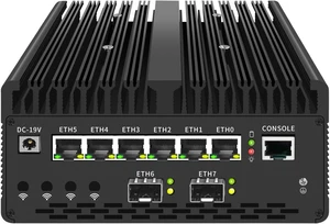Fanless Mini PC U7-155H with 2*DDR5/2*M.2 Nvme,Desktop 6*i226 2.5G LAN,Intel82599ES 2*10G SFP+,SIM slot,4K Triple display,WiFi,Micro Router Appliance,AES-NI,OPNsense,NO RAM NO SSD (NO RAM NO SSD) Fanless Mini PC U7-155H with 2*DDR5/2*M.2 Nvme,Desktop 6*i226 2.5G LAN,Intel82599ES 2*10G SFP+,SIM slot,4K Triple display,WiFi,Micro Router Appliance,AES-NI,OPNsense,NO RAM NO SSD (NO RAM NO SSD)