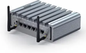 VENOEN Firewall Appliance, Fanless Mini PC, VPN PC with J4125, AES-NI, 6 x 2.5GbE I225-V LAN, Firewall Software Firewall PC, Soft Firewall Router, 8GB RAM 128GB SSD VENOEN Firewall Appliance, Fanless Mini PC, VPN PC with J4125, AES-NI, 6 x 2.5GbE I225-V LAN, Firewall Software Firewall PC, Soft Firewall Router, 8GB RAM 128GB SSD