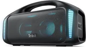 Tribit StormBox Blast Portable Bluetooth Speaker, (140W Peak) 90W Loud Stereo Sound with 30H Playtime, IPX7 Waterproof, LED Light, Wireless, XBass, BT5.3, TWS, Custom EQ, Party/Outdoor/Camping/Beach Tribit StormBox Blast Portable Bluetooth Speaker, (140W Peak) 90W Loud Stereo Sound with 30H Playtime, IPX7 Waterproof, LED Light, Wireless, XBass, BT5.3, TWS, Custom EQ, Party/Outdoor/Camping/Beach