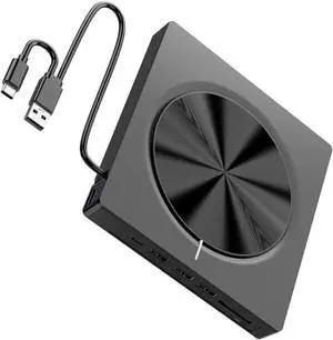 External DVDs Drives USB3.0 Type C Burners with 4 USB Port and SDTF Card Slots for Laptop and PC External DVDs Drives USB3.0 Type C Burners with 4 USB Port and SDTF Card Slots for Laptop and PC