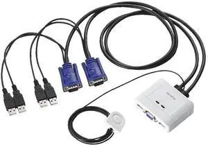 erekomu KVM Switch USB VGA erekomu KVM Switch USB VGA