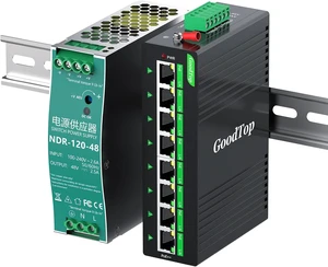 8-Port Industrial Gigabit PoE++ Switch, 8X 90W PoE, 802.3bt, DIN-Rail 8-Port Industrial Gigabit PoE++ Switch, 8X 90W PoE, 802.3bt, DIN-Rail