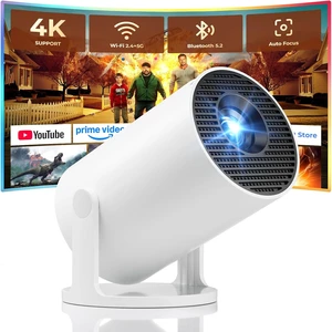 Mini Projector, Portable Projector with Wifi and Bluetooth, Built in Apps Mini Projector, Portable Projector with Wifi and Bluetooth, Built in Apps