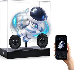 CAMINI 10" 3D Hologram Fan with Rechargeable Battery, Enclosed Safety Design Portable Holographic Fan with Bluetooth 5.3 Speaker, 3D LED Display Projector for Business, Wedding, Party & Store Decor CAMINI 10" 3D Hologram Fan with Rechargeable Battery, Enclosed Safety Design Portable Holographic Fan with Bluetooth 5.3 Speaker, 3D LED Display Projector for Business, Wedding, Party & Store Decor