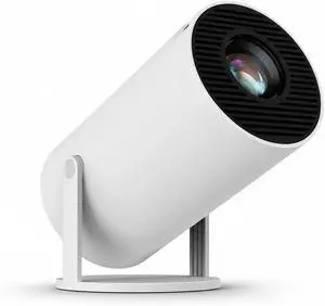 Mini Projector with WiFi 6 and Bluetooth, 4K 1080P Support, 180° Rotatable, 130'' Screen, Portable Movie Projector with Auto Keystone, White Mini Projector with WiFi 6 and Bluetooth, 4K 1080P Support, 180° Rotatable, 130'' Screen, Portable Movie Projector with Auto Keystone, White