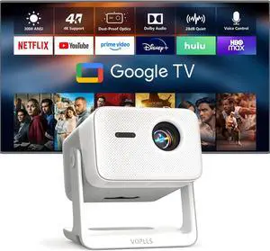 Flagship Official Licensed Google TV4K Smart Projector with WiFi and Bluetooth, VOPLLS Outdoor Projectors with Dolby/Auto Focus, Portable Movie Phone Wireless Gaming Wifi Proyector for Bedroom/Home Flagship Official Licensed Google TV4K Smart Projector with WiFi and Bluetooth, VOPLLS Outdoor Projectors with Dolby/Auto Focus, Portable Movie Phone Wireless Gaming Wifi Proyector for Bedroom/Home