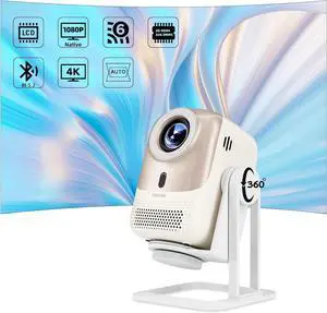 KP1 Portable Movie Projector,Smart Projector with WiFi 6 and BT5.2, 450 ANSI Support 4K Native 1080P, Auto Focus& Auto Keystone ,360°Adjustable Stand,Compatible with iOS/Android/HDMI KP1 Portable Movie Projector,Smart Projector with WiFi 6 and BT5.2, 450 ANSI Support 4K Native 1080P, Auto Focus& Auto Keystone ,360°Adjustable Stand,Compatible with iOS/Android/HDMI