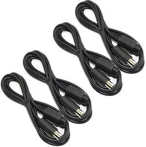 4X 6ft Wii/Gamecube Extension Cables for Nintendo Wii Gamecube GCN (4 Pack) 4X 6ft Wii/Gamecube Extension Cables for Nintendo Wii Gamecube GCN (4 Pack)