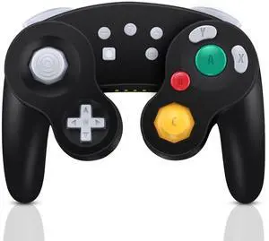 Wireless Gamecube Controller for Nintendo Switch,Wireless Switch Pro Controller for Nintendo Switch/PC/Steam,One-Button Wake Up,6-Axis Gyro Motion,Turbo & Auto Turbo(Black) Wireless Gamecube Controller for Nintendo Switch,Wireless Switch Pro Controller for Nintendo Switch/PC/Steam,One-Button Wake Up,6-Axis Gyro Motion,Turbo & Auto Turbo(Black)