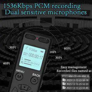136GB Digital Voice Recorder Voice Recorder for Lectures Meetings - aiworth 9860 Hours Sound Audio Recorder Dictaphone Recording Device with Playback,MP3 Player,Password,Variable Speed. 136GB Digital Voice Recorder Voice Recorder for Lectures Meetings - aiworth 9860 Hours Sound Audio Recorder Dictaphone Recording Device with Playback,MP3 Player,Password,Variable Speed.