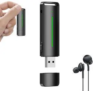 Voice Activated Recorder, Voice Recorder,Voice Memo Device, USB Digital Audio Note Taker with Playback, One-Click Operation, 25-Day Standby, WAV HD Sound, Portable for Meetings, Lectures, Interviews Voice Activated Recorder, Voice Recorder,Voice Memo Device, USB Digital Audio Note Taker with Playback, One-Click Operation, 25-Day Standby, WAV HD Sound, Portable for Meetings, Lectures, Interviews