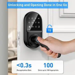 Smart keypad Door Lock with HandleFingerprint Keyless Entry Digital Lock with Built-in doorbell for Front Door,Bedroom,biometric Door knob, APP Control Smart keypad Door Lock with HandleFingerprint Keyless Entry Digital Lock with Built-in doorbell for Front Door,Bedroom,biometric Door knob, APP Control