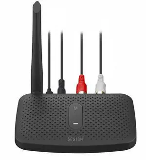 BE-RCA Pro Long Range Bluetooth Adapter for Bluetooth Music Streaming, Black BE-RCA Pro Long Range Bluetooth Adapter for Bluetooth Music Streaming, Black