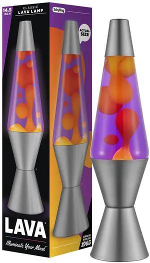 Lava® Lamp - 14.5" Purple Sunset - The Original Motion Light - Yellow Wax and Purple Liquid - Item #2635 (Amazon Exclusive) Lava® Lamp - 14.5" Purple Sunset - The Original Motion Light - Yellow Wax and Purple Liquid - Item #2635 (Amazon Exclusive)