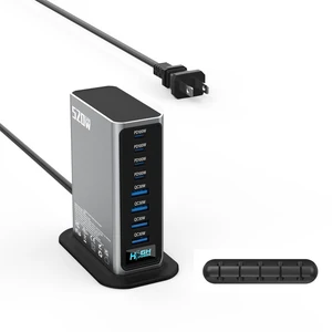 520W 8-Port USB C GaN Charger Station, 4 USB-C & 4 USB-A, 100W PD PPS | 100W Fast Laptop Charger for MacBook, iPhone 18/17/16, iPad, Samsung Galaxy, 1.5M 100W Cable & Organizer 520W 8-Port USB C GaN Charger Station, 4 USB-C & 4 USB-A, 100W PD PPS | 100W Fast Laptop Charger for MacBook, iPhone 18/17/16, iPad, Samsung Galaxy, 1.5M 100W Cable & Organizer