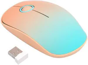 Mango Era Wireless Mouse for Laptop, Silent Computer Mouse with 2.4G USB Receiver, Portable Small Quiet Click PC Mice, Cute Mini Cordless Travel Mouse for Mac, Chromebook, Desktop Mango Era Wireless Mouse for Laptop, Silent Computer Mouse with 2.4G USB Receiver, Portable Small Quiet Click PC Mice, Cute Mini Cordless Travel Mouse for Mac, Chromebook, Desktop