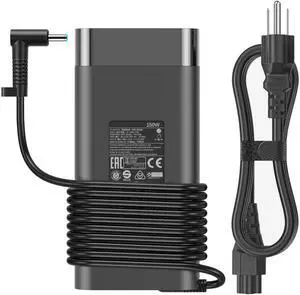 Charger Compatible with HP ZBOOK Victus 4.5mm Blue Tip 150W Adapter | Compatible with ZBook 15 16 17 15U 15V G3 G4 G5 G6 G7 G8 G9 ZBook Firefly 15 Victus 15 Studio G4 G5 G7 G8 G9 G10 G11 OMEN Charger Compatible with HP ZBOOK Victus 4.5mm Blue Tip 150W Adapter | Compatible with ZBook 15 16 17 15U 15V G3 G4 G5 G6 G7 G8 G9 ZBook Firefly 15 Victus 15 Studio G4 G5 G7 G8 G9 G10 G11 OMEN