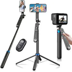 Selfie Stick Phone Tripod-71 Cell Phone Holder with Remote Selfie Stick Phone Tripod-71 Cell Phone Holder with Remote