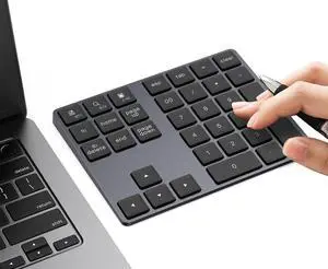 Wireless Number Pad Bluetooth Numeric Keypad for Laptop Wireless Number Pad Bluetooth Numeric Keypad for Laptop