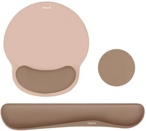Wrist Rest Support for Mouse Pad&Keyboard Set, Mocha | Streamline Ergonomic Mousepad&Coaster Non-Slip Base Home/Office Pain Relief&Easy Typing Pad with Soft Cloth&Silicone Lining Wrist Rest Support for Mouse Pad&Keyboard Set, Mocha | Streamline Ergonomic Mousepad&Coaster Non-Slip Base Home/Office Pain Relief&Easy Typing Pad with Soft Cloth&Silicone Lining