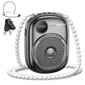 Portable Voice Amplifier Wired Microphone and Speaker,PA System Voice Amplifier with Mic Headset for Teachers,Speech,Tour Guides,Coaches,Yoga, Fitness Instructors Bluetooth 5.0 TF Card (Black) Portable Voice Amplifier Wired Microphone and Speaker,PA System Voice Amplifier with Mic Headset for Teachers,Speech,Tour Guides,Coaches,Yoga, Fitness Instructors Bluetooth 5.0 TF Card (Black)
