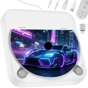 CD Player for Car USB Port AUX Port, External Car CD Player with USB-C Adapter, Extension Cable, for Cars Without CDs Player, Work Vertically and Horizontally for Car Stereo CD Player for Car USB Port AUX Port, External Car CD Player with USB-C Adapter, Extension Cable, for Cars Without CDs Player, Work Vertically and Horizontally for Car Stereo