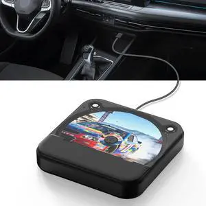 CD Player for Car with USB/AUX Port | External CD Player with Remote Control & Anti-Skip,Plug & Play for Vehicle, Compatible with Car, Laptop, TV, Computer CD Player for Car with USB/AUX Port | External CD Player with Remote Control & Anti-Skip,Plug & Play for Vehicle, Compatible with Car, Laptop, TV, Computer