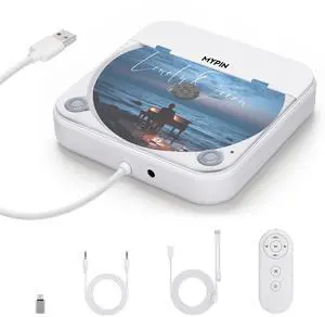 Portable Car CD Player with USB/AUX Port, External CD Player | Compatible with Car Radio Stereo,Laptop,TV,Computer, Universal for Vehicle,Supported CD/CD-MP3/CD-RW/CD-R/CD-WAV Portable Car CD Player with USB/AUX Port, External CD Player | Compatible with Car Radio Stereo,Laptop,TV,Computer, Universal for Vehicle,Supported CD/CD-MP3/CD-RW/CD-R/CD-WAV