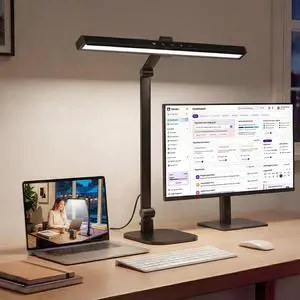Desk Lamps for Home Office: 2-in-1 LED Eye-Caring Table Light Desk Lamps for Home Office: 2-in-1 LED Eye-Caring Table Light