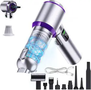 Car Vacuum Portable Cordless, 22000PA High Power Handheld Vacuum Cordless with Brushless Motor & LED Light, Small Vacuum for Car, Home, Pet, Office Car Vacuum Portable Cordless, 22000PA High Power Handheld Vacuum Cordless with Brushless Motor & LED Light, Small Vacuum for Car, Home, Pet, Office