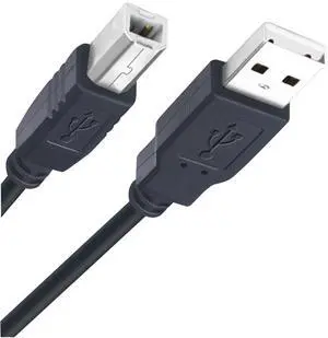 10 FT MIDI Cable for Audio Interface, Yamaha Piano Midi Keyboard, USB Microphone, Mixer, Instrument - USB Type-A to Type-B High Speed Cord 10 FT MIDI Cable for Audio Interface, Yamaha Piano Midi Keyboard, USB Microphone, Mixer, Instrument - USB Type-A to Type-B High Speed Cord