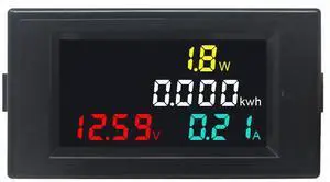 Voltmeter Ammeter DC 14-600V 20A, 4 in 1 Multimeter Panel Kwh Volt Amp Watt Meter, Digital Power Meter Energy Monitor DC Current Meter with Built-in Shunt Voltmeter Ammeter DC 14-600V 20A, 4 in 1 Multimeter Panel Kwh Volt Amp Watt Meter, Digital Power Meter Energy Monitor DC Current Meter with Built-in Shunt