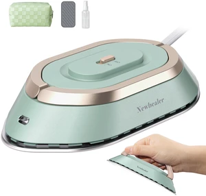 Travel Iron Set, 100-240V Mini Dry Iron for Clothes (No Steam) | Max 300W, Heats in 60s, 302 Ceramic Soleplate, Handy Heat Press, 0.5lbs Lightweight for Quick Touch-ups Worldwide Travel Iron Set, 100-240V Mini Dry Iron for Clothes (No Steam) | Max 300W, Heats in 60s, 302 Ceramic Soleplate, Handy Heat Press, 0.5lbs Lightweight for Quick Touch-ups Worldwide