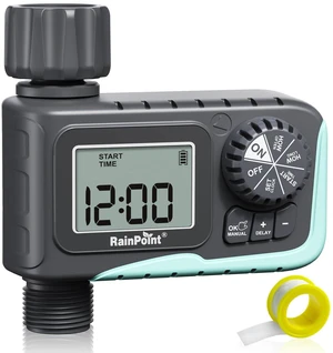 Sprinkler Timer Outdoor, Water Timer for Garden Hose, Programmable Watering Irrigation Timer with Rain Delay/Manual(Plastic) Sprinkler Timer Outdoor, Water Timer for Garden Hose, Programmable Watering Irrigation Timer with Rain Delay/Manual(Plastic)