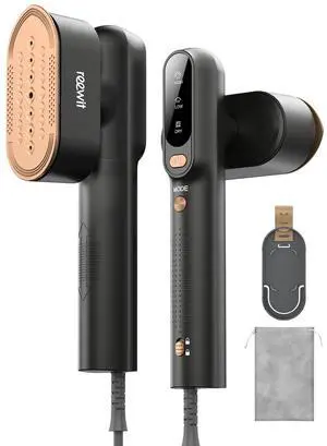 Travel Steamer for Clothes,100-240V Travel Steamer & Iron 2 in 1 with Fast Heat-Up,1200W Portable Handheld Garment Steamer,Travel Size,Large Heat Panel,Fabric Quick Wrinkle Remover for Global & Europe Travel Steamer for Clothes,100-240V Travel Steamer & Iron 2 in 1 with Fast Heat-Up,1200W Portable Handheld Garment Steamer,Travel Size,Large Heat Panel,Fabric Quick Wrinkle Remover for Global & Europe