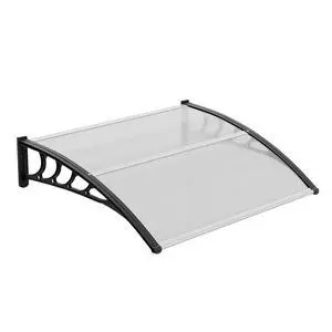Window Awning Door Canopy Exterior, 40" x 48" Awnings for Doors Polycarbonate Cover Patio Door Awning Rain Snow Sunlight Protection Hollow Sheet (Clear Board & Black Bracket) Window Awning Door Canopy Exterior, 40" x 48" Awnings for Doors Polycarbonate Cover Patio Door Awning Rain Snow Sunlight Protection Hollow Sheet (Clear Board & Black Bracket)
