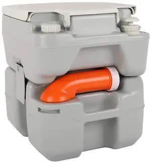 Portable 5.3 Gallon Camping Toilet w/Carrying Bag,Large Capacity Tank for Camping,Boat/Truck Portable 5.3 Gallon Camping Toilet w/Carrying Bag,Large Capacity Tank for Camping,Boat/Truck
