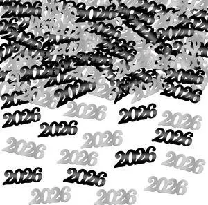 KatchOn, Black and Silver 2026 Confetti - Pack of 500 | Graduation Confetti 2026, Balck and Silver Grad Party Supplies 2026, Graduation Decorations 2026, 2026 Graduation Table Decorations KatchOn, Black and Silver 2026 Confetti - Pack of 500 | Graduation Confetti 2026, Balck and Silver Grad Party Supplies 2026, Graduation Decorations 2026, 2026 Graduation Table Decorations