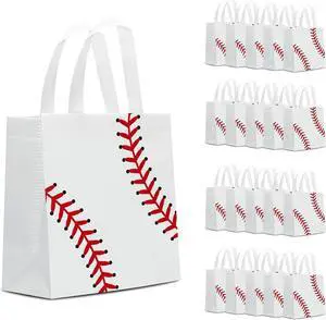 24 PCS Baseball Gift Bags Baseball Party Decorations with Handles Reusable Baseball Goodie Snack Favor Bag Non Woven Party Favor Bags for Sports Birthday Supplies 24 PCS Baseball Gift Bags Baseball Party Decorations with Handles Reusable Baseball Goodie Snack Favor Bag Non Woven Party Favor Bags for Sports Birthday Supplies