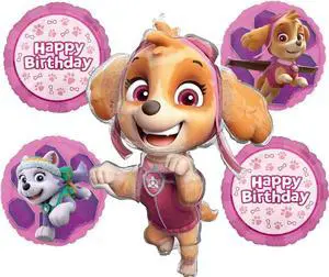 Skye and Everest Birthday Party Supplies Girl Paw Pups on Patrol Balloon Bouquet Decorations 5ct Skye and Everest Birthday Party Supplies Girl Paw Pups on Patrol Balloon Bouquet Decorations 5ct