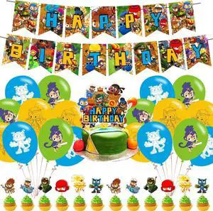 Bloons TD 6 Birthday Party Decorations, Bloons TD Video Game Party Supplies set with Happy Birthday Banner, Cake Cupcake Toppers, Balloons for Fans Adults Party Decorations Bloons TD 6 Birthday Party Decorations, Bloons TD Video Game Party Supplies set with Happy Birthday Banner, Cake Cupcake Toppers, Balloons for Fans Adults Party Decorations