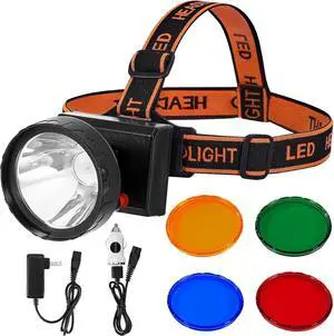 GearOZ 4W Dimmable LED Hunting Headlamp Lights for Coon/Coyote/Hog Hunting | 25000 Lux(200lm) Bright, IPX5 Waterproof, Rechargeable, Hunter Gift, Camping Head Light, Hiking Head Lamp, Night Working GearOZ 4W Dimmable LED Hunting Headlamp Lights for Coon/Coyote/Hog Hunting | 25000 Lux(200lm) Bright, IPX5 Waterproof, Rechargeable, Hunter Gift, Camping Head Light, Hiking Head Lamp, Night Working