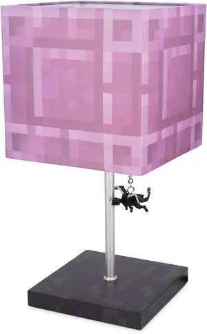Minecraft Nether Portal Desk Lamp with Ender Dragon Pull | Nightstand Table Lamp with LED Mood Light for Bedroom, Desk, Living Room, Playroom | Home Decor Kids Room Essentials | Video Game Gifts Minecraft Nether Portal Desk Lamp with Ender Dragon Pull | Nightstand Table Lamp with LED Mood Light for Bedroom, Desk, Living Room, Playroom | Home Decor Kids Room Essentials | Video Game Gifts